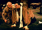 Dan Radulescu si Ion Sasaran. Teatrul Naţional Târgu Mureş, 2002, rolul Luca în Azilul de noapte de Maxim Gorki, regia artistică Elemer Kincses